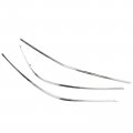 Newyall Chrome Front Lower Bumper Center And Side Left Right Trim Molding