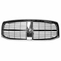 Mdr Oe Replacement For Dodge Pickup Dodge Ram1500 2006-2009 Grille Chrome Black Partslink Ch1200282 