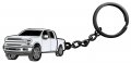 Jdirect Sleek Metal Keychain Ford F150 Fits All Models For Accessories Gifts Keyrings White 