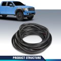 Fender Flare Edge Trim 18 Feet Epdm Rubber Seal For Car And Truck Wheel Wells Gasket Universal Bonds W Automotive-grade