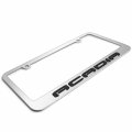Ipick Image For Gmc Acadia In 3d Mirror Chrome Metal License Plate Frame