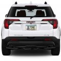 Ipick Image For Gmc Acadia In 3d Mirror Chrome Metal License Plate Frame