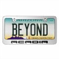 Ipick Image For Gmc Acadia In 3d Mirror Chrome Metal License Plate Frame