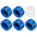 5pcs 3 4 Inch Pt Female Thread Pvc Pipe Fitting Cap Cleanout Water Drain End Caps Plug Socket Fittings With Gasket For Heater 