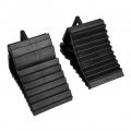 Lwuey Wheel Chocks 2pcs Car Anti Slip Tyre Stopper Alignment Block Support Pad With Handle Nonslip Base Heavy Duty Saver Ramps