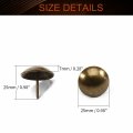 Mromax 35pcs 0 98 Head Dia Iron Upholstery Nails Tacks Antique Metal Round Thumb Push Pins For Furniture Decoration Chair