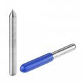 Uxcell Wood Engraving Bit Solid Carbide 3 175mm 1 8 Shank 60 Degree 0 2mm Tip Cnc Router Tool For Acrylic Pvc Mdf Pcb Carving