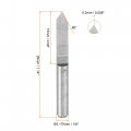 Uxcell Wood Engraving Bit Solid Carbide 3 175mm 1 8 Shank 60 Degree 0 2mm Tip Cnc Router Tool For Acrylic Pvc Mdf Pcb Carving