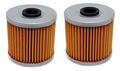 2 Pack Oil Filters Kawasaki Bayou 220 250 300 Lakota Mojave 