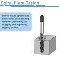 Spiral Flute Thread Taps 1 2-12 Bsw H2 Machine Threading Tap Bit Nitrided Coated Screw Tapping Repair Tool M2 High-speed Steel