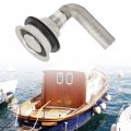 Bordstract 90 Degree Boat Fuel Tank Vent For 5 8 Hose 316 Stainless Steel Marine Thru-hull Gas With Mounting Gasket Fit Yacht