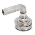 Bordstract 90 Degree Boat Fuel Tank Vent For 5 8 Hose 316 Stainless Steel Marine Thru-hull Gas With Mounting Gasket Fit Yacht