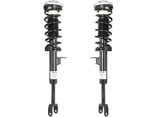 Front Strut And Coil Spring Assembly Set Of 2 Compatible With 2011-2016 Bmw 528i Rwd Excludes Electronic Damping Control