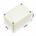 Uxcell 2pcs 100x68x50mm Electronic Waterproof Ip65 Sealed Abs Plastic Diy Junction Box Enclosure Case Gray