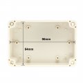 Uxcell 2pcs 100x68x50mm Electronic Waterproof Ip65 Sealed Abs Plastic Diy Junction Box Enclosure Case Gray