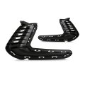 Front Lower Bumper Cover Grille Pair For Hyundai Elantra 2017 2018 Black Plastic Replacement Hy1038125 Hy1039125 86563f3000 