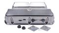 Racing Power Company R6170 Tall Plain Polished Aluminum Valve Cover For Small Block Ford 