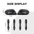 Side Door Mirror Caps Handle Cover Trims Smart For Toyota Camry 2018-2023 Carbon Fiber