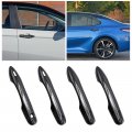 Side Door Mirror Caps Handle Cover Trims Smart For Toyota Camry 2018-2023 Carbon Fiber