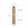Uxcell 1 4-20 X 1-1 4 Hanger Bolts Double Head Dowel Screw For Wood Furniture 40pcs