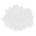 100pcs Pp Plastic Bearing Balls 4mm Solid G2 Precision Ball Frosted Surface White 