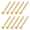 200pcs Small Hardware Nails 1 X 14mm Carbon Steel Round Head Common Finishing Nail For Household Woodworking Picture Hanging 