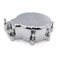 Httmt Motorcycle Engine Stator Cover Compatible With Yamah Yzf-r6 2006-2014 Chrome Left R6 Logo