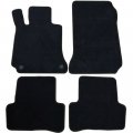 Floor Mats For 2008-2011 Benz W204 C-class 4dr Factory Fitment Car Front Rear Nylon By Ikon Motorsports 2009 2010 