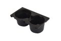 Center Console Cup Holder Insert Assembly For Honda Pilot 2003 2008 And Element 2007 2011 Black Abs Plastic Compare To 