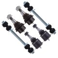 Front Ball Joint And Sway Bar End Link Kit K6540 K6541 K8848 For 2003 2008 Chevrolet Express 1500 2005 2500 Silverado Gmc