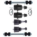 Front Ball Joint And Sway Bar End Link Kit K6540 K6541 K8848 For 2003 2008 Chevrolet Express 1500 2005 2500 Silverado Gmc