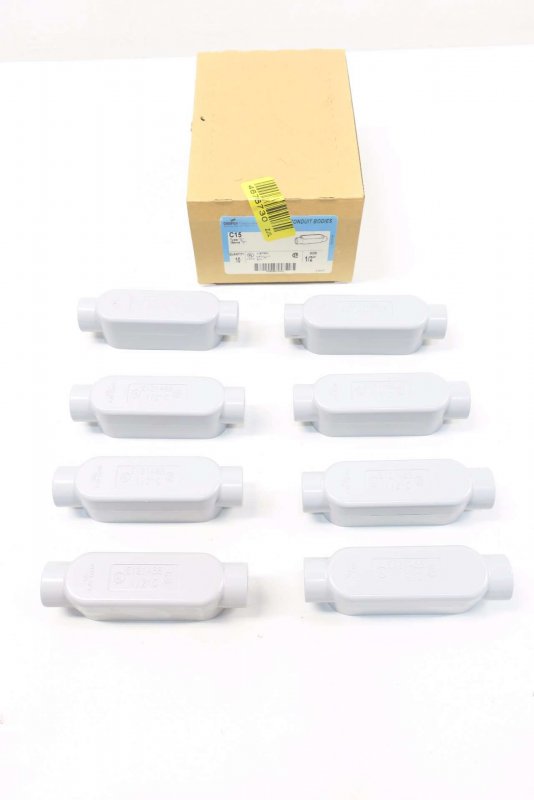Box Of 8 C15 Series 5 Aluminum Conduit Body 1 2 In Npt D571289