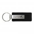 Au-tomotive Gold Inc Officially Licensed Black Leather Key Fob For Dodge Challenger