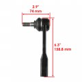 Caltric Steering Rack And Pinion Left Right Tie Rod End Compatible With Polaris Rzr S 900 2015-2018