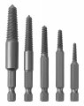 Performance Tool W2964 Fine Threaded Extractor Set Remove Damaged Frozen Or Rusted Fasteners From Wood Plastic Metal With 1 