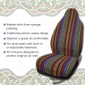 Uxcell 10pcs Blanket Ethnic Style Baja Bucket Seat Cover For Auto Automotive
