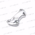 Httmt Mt446-002- Chrome Scalloped Handlebar Riser Clamp Compatible With H-d Sportster 883 Dyna Super Glide