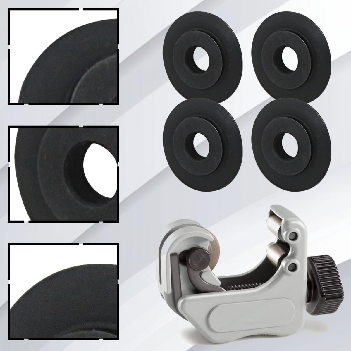 41317 E-3469 Tubing Cutter Replacement For Ridgid 101 103 104 117 118 150 151 152 153 205 Pipe 4 Pieces