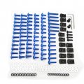 Smt-complete Fairing Bolts Screws Fasteners Kit Compatible With Kawasaki Vulcan 1500 1800 Blue B075cv6g3g
