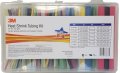 3m Fp301-3 32-to-1 2-assrted-5 Single Wall Thin Heat Shrink Tubing Fp-301 Assorted Size Kit 48 Inch Flexible Polyolefin