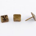 Nw 100pcs Square Bronze Nail Upholstery Tacks Antique Brass Furniture Nails Pins 12x17mm