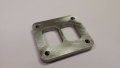 Stainless T4 Divided Twin Scroll Inlet Turbo Flange Threaded 0 5 In For Gt30 Gt35 S300 