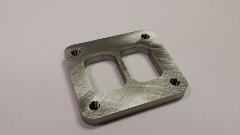 Stainless T4 Divided Twin Scroll Inlet Turbo Flange Threaded 0 5 In For Gt30 Gt35 S300