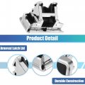 X Autohaux 2216800096 Center Armrest Box Button Switch For Mercedes-benz W221 S-class 2005-2013 Plastic Black Silver Tone