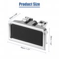 X Autohaux 2216800096 Center Armrest Box Button Switch For Mercedes-benz W221 S-class 2005-2013 Plastic Black Silver Tone