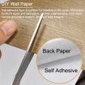 Uxcell Wood Grain Tape 5 91 X16 Ft Wall Paper Border Sticker Self-adhesive Repair Patch With Scraper For Corner Table Door Sofa