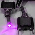 E Supporta Car Purple Led Toggle Switch Pack Of 5 