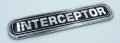 Interceptor Police Chrome Emblem 3d Auto Decal Car Bike Boat 5 3