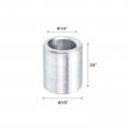 Uxcell 10pcs Aluminum Spacer 4 Bore X 3 8 Od Length Screw Standoff Bushing Plain Finish Round Metal For 1 Id Screws Bolts And