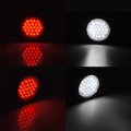 Astra Depot Truck Trailer Tail Light 4 24-led 2pcs Smoke Lens Red Stop Brake Running 4pcs White Back Up Reverse Lamp 12v W